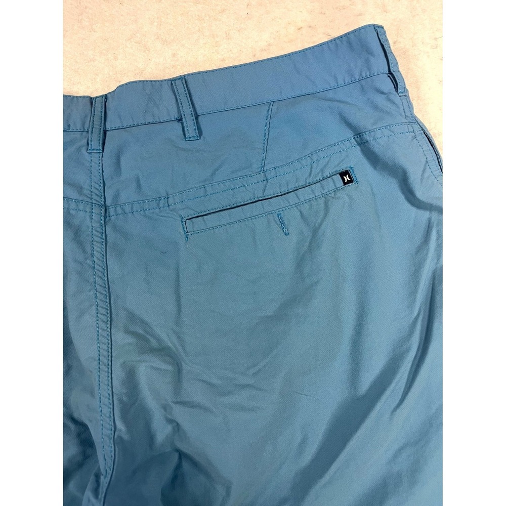 Hurley Hybrid Walk Shorts Mens 34 Light Blue Stretch Mid‎ Rise Performance Golf - Picture 6 of 10